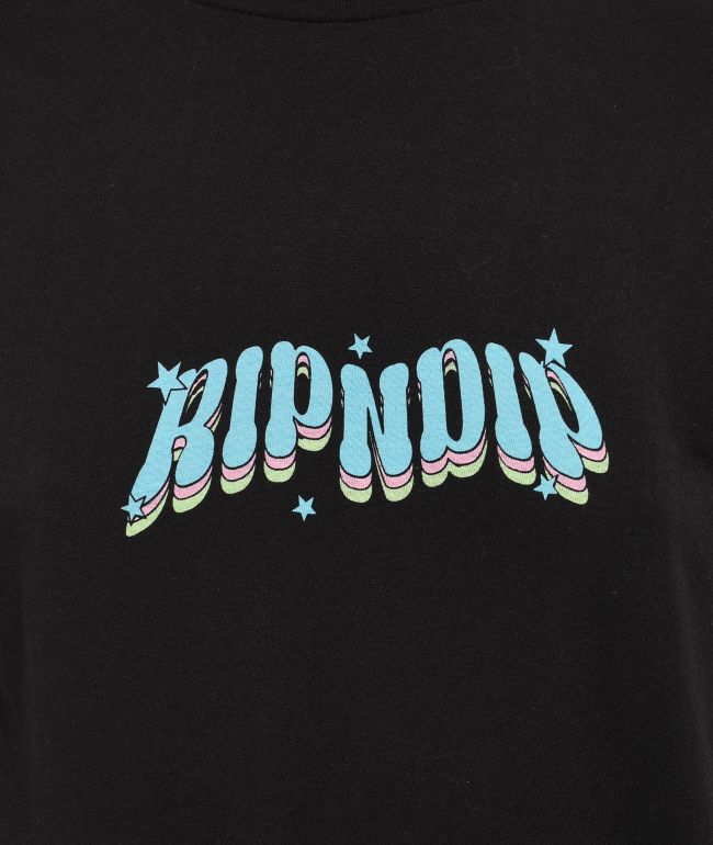 RIPNDIP Tears From Heaven Black T-Shirt - thumbnail 3