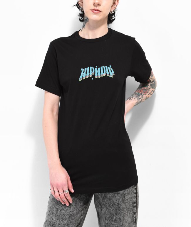 RIPNDIP Tears From Heaven Black T-Shirt - thumbnail 2