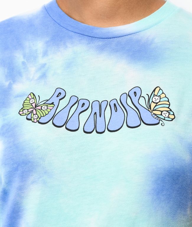 RIPNDIP Think Factory Blue Tie Dye T-Shirt - thumbnail 2