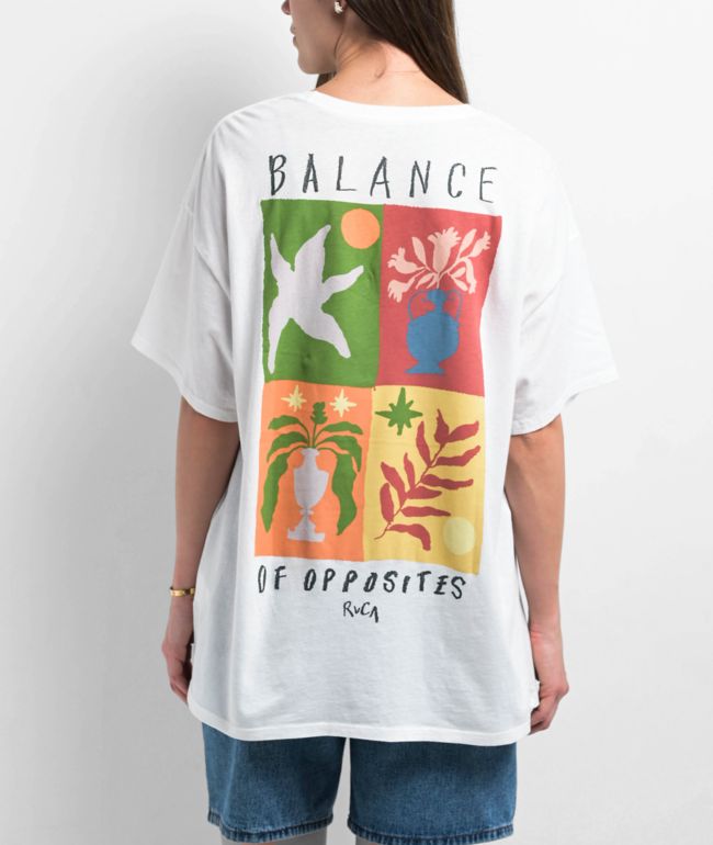 RVCA Starfish White Baggy T-Shirt