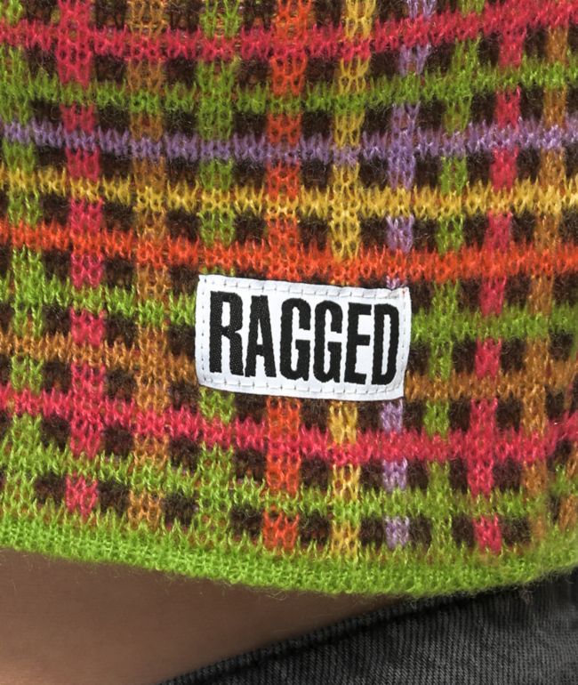 Ragged Priest Crystal Brown Knit Crop Top - thumbnail 3