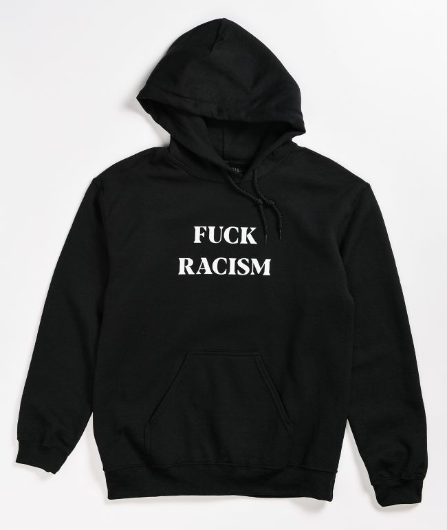 Rebel Soul F Racism Black Hoodie