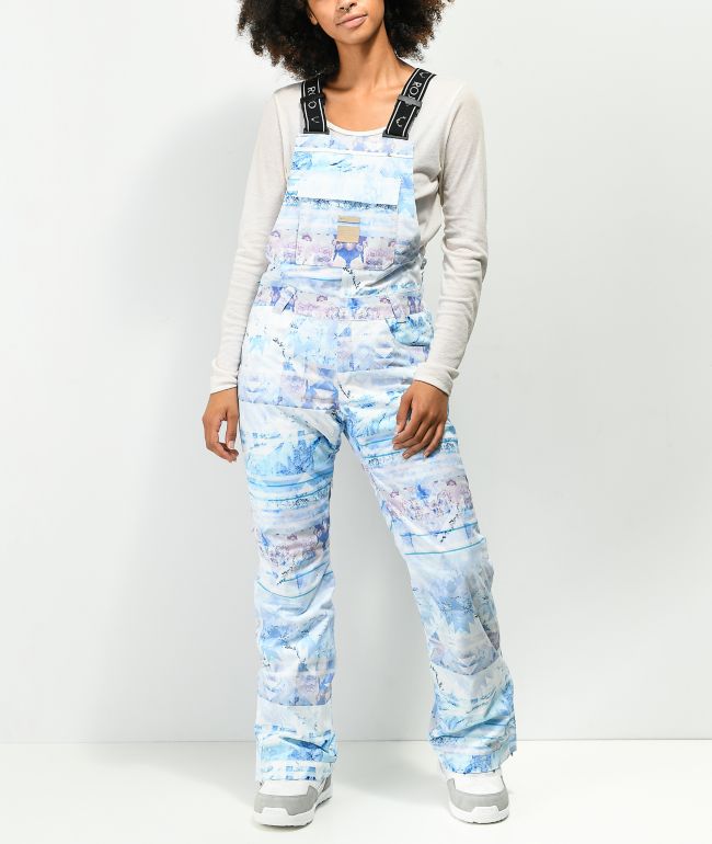 Rojo Snow Day Snowscape 15K Snowboard Bib Pants