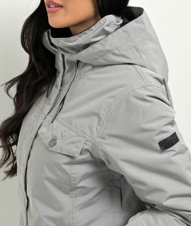 Roxy Billie Grey 10K Snowboard Jacket - thumbnail 3