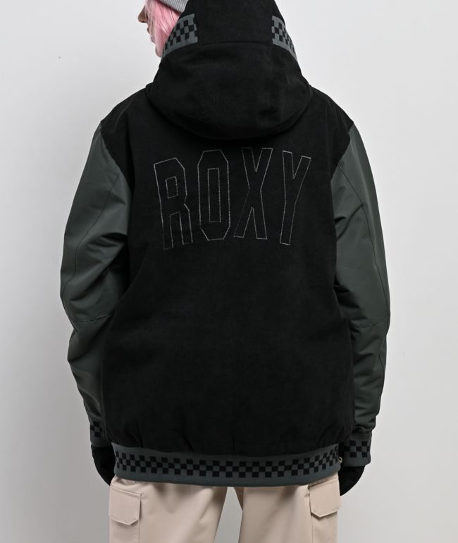 Roxy Cheer Up Black Combo 10K Snowboard Jacket - thumbnail 2