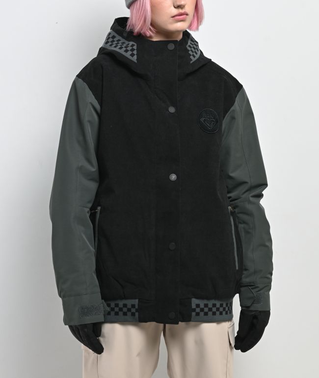 Roxy Cheer Up Black Combo 10K Snowboard Jacket