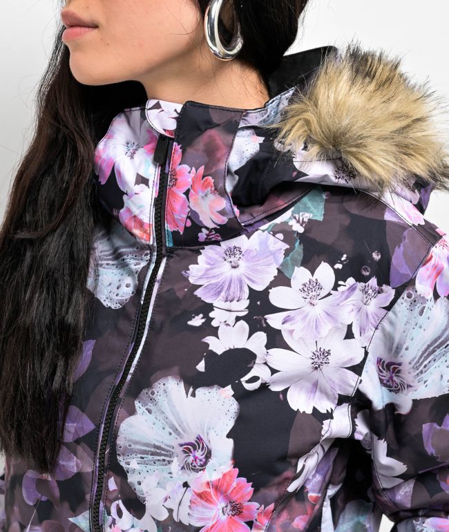 Roxy Jet Ski Floral 10K Snowboard Jacket - thumbnail 3