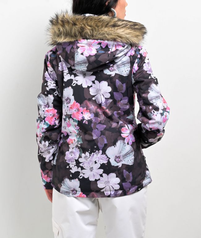 Roxy Jet Ski Floral 10K Snowboard Jacket - thumbnail 2