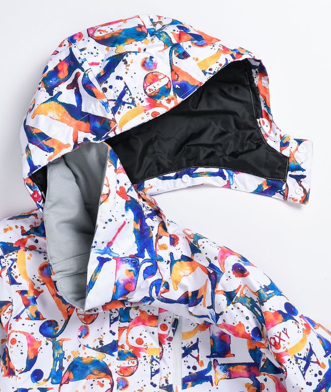 Roxy Jetty Multi 10K Snowboard Jacket - thumbnail 3