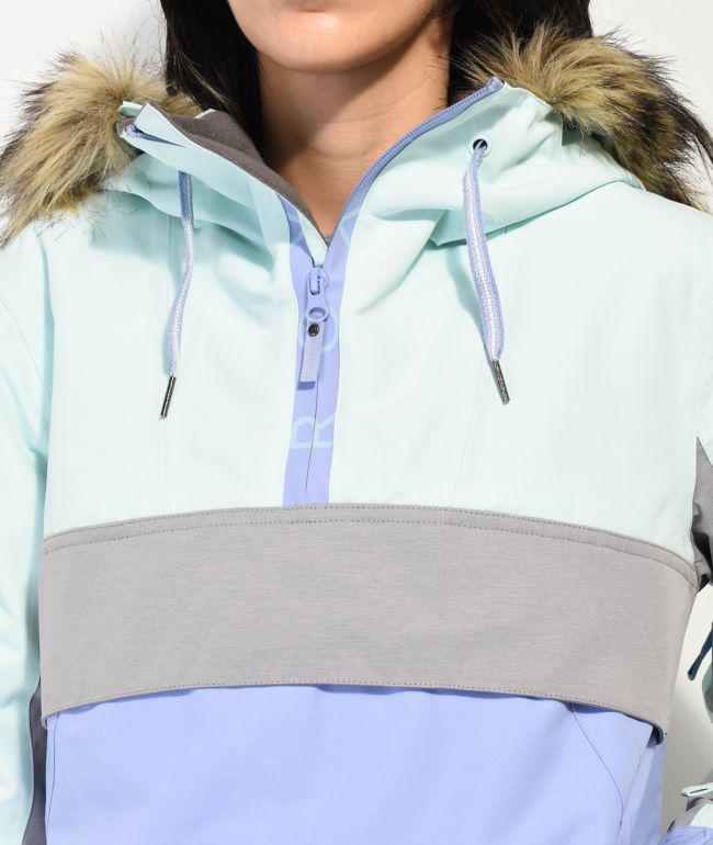 Roxy Shelter Fair Aqua Snowboard Jacket 2023 - thumbnail 3