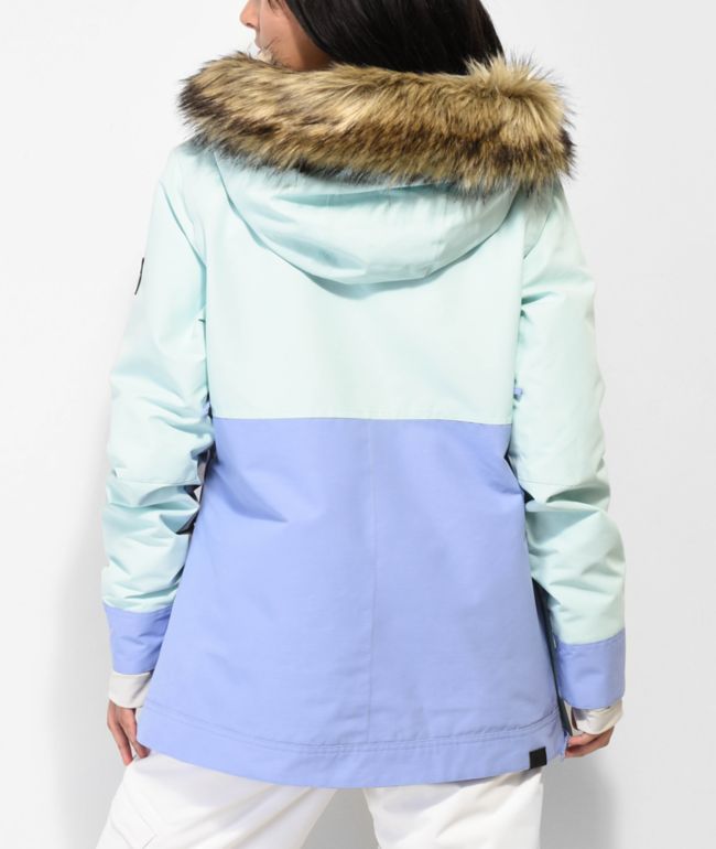 Roxy Shelter Fair Aqua Snowboard Jacket 2023 - thumbnail 2