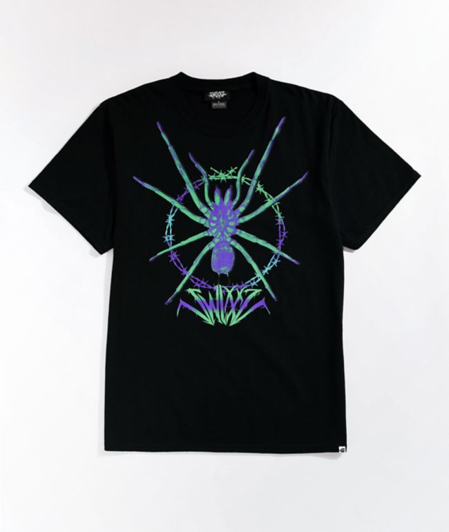 SWIXXZ Arachnid Black T-Shirt