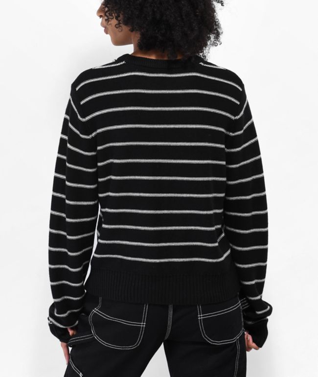 SWIXXZ Bat Black Distressed Sweater - thumbnail 2
