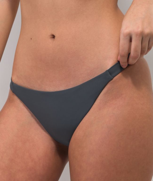 SWIXXZ Butterfly Grey Super Cheeky Bikini Bottom - thumbnail 3