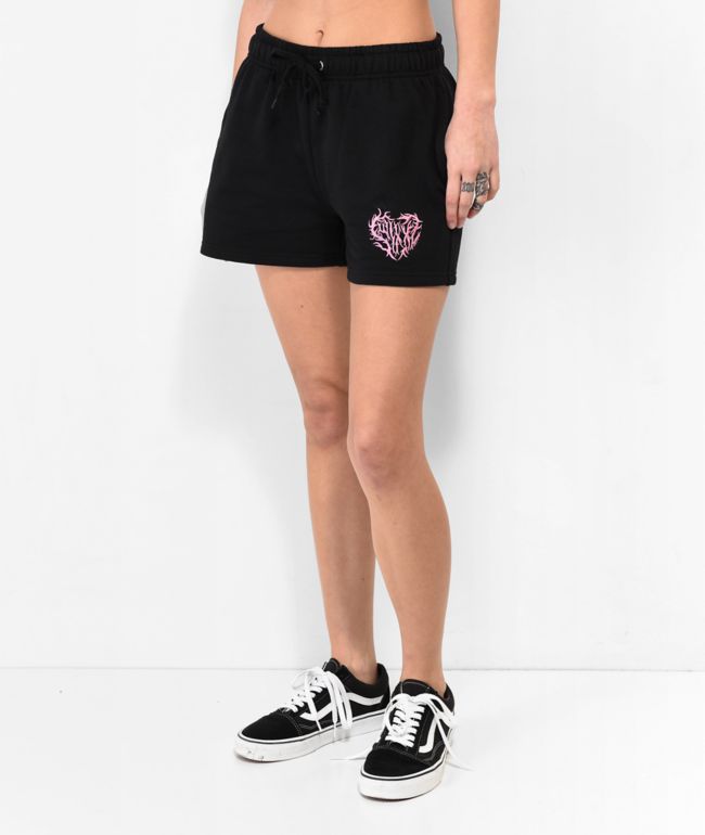 SWIXXZ Centipede Black Sweat Shorts - thumbnail 2
