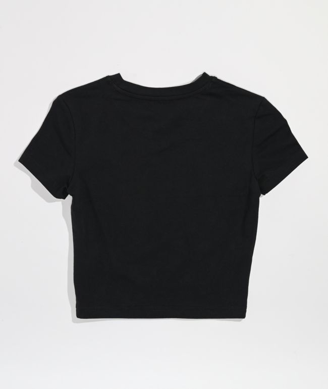 SWIXXZ Entry To Hell Black Crop T-Shirt - thumbnail 2