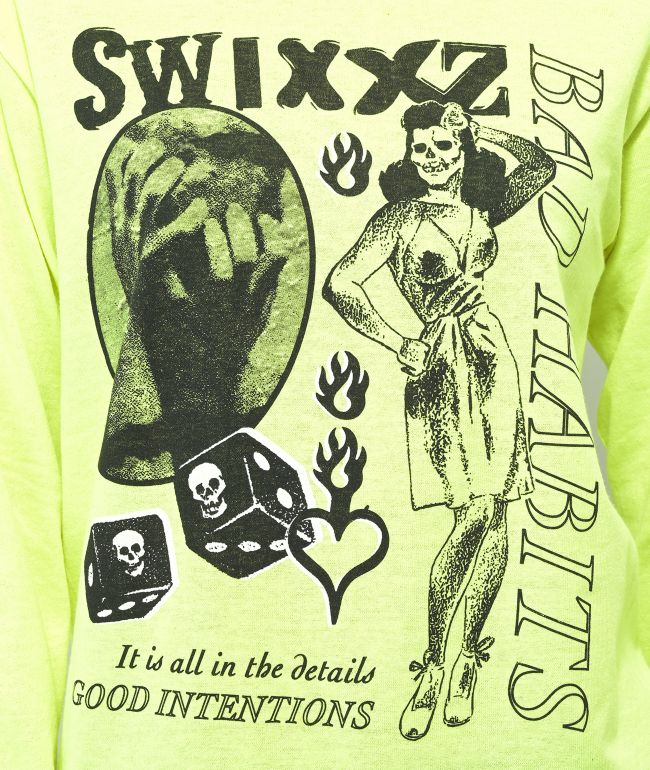 SWIXXZ Flash Sheet Long Sleeve T-Shirt - thumbnail 2