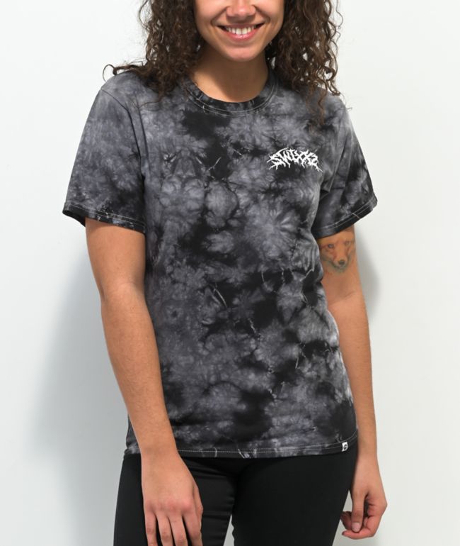 SWIXXZ Gargoyle Black Tie Dye T-Shirt - thumbnail 2