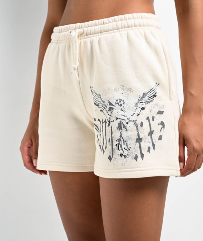 SWIXXZ Heavenly Ivory Sweat Shorts - thumbnail 3
