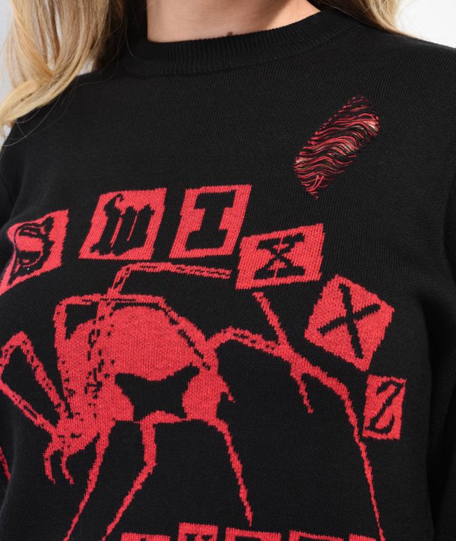 SWIXXZ Spider Black Sweater - thumbnail 3