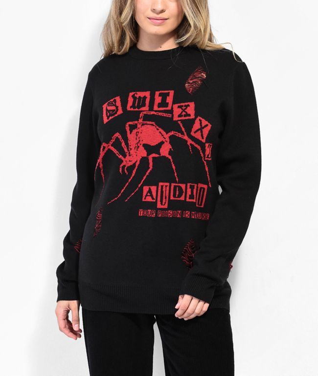 SWIXXZ Spider Black Sweater