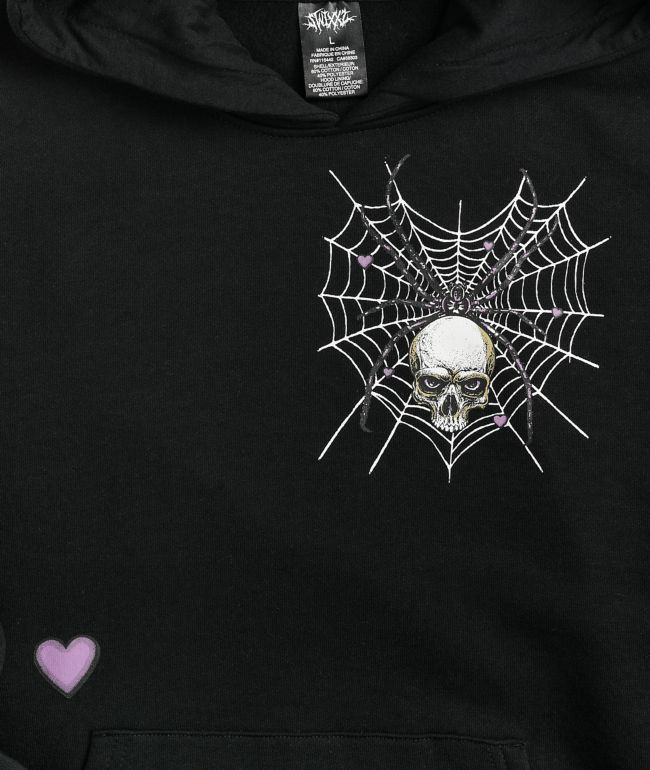 SWIXXZ Tangled Skull Black Hoodie - thumbnail 3