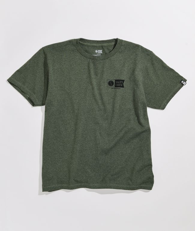 Salty Crew Kids' Alpha Green T-Shirt - thumbnail 2