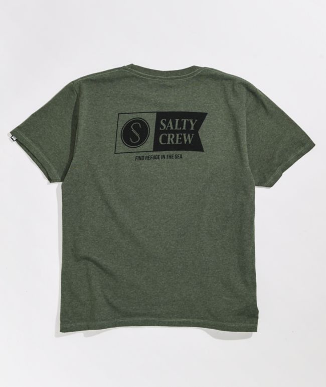 Salty Crew Kids' Alpha Green T-Shirt