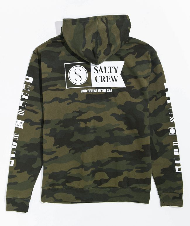 Salty Crew Kids' Bruce Camo Hoodie