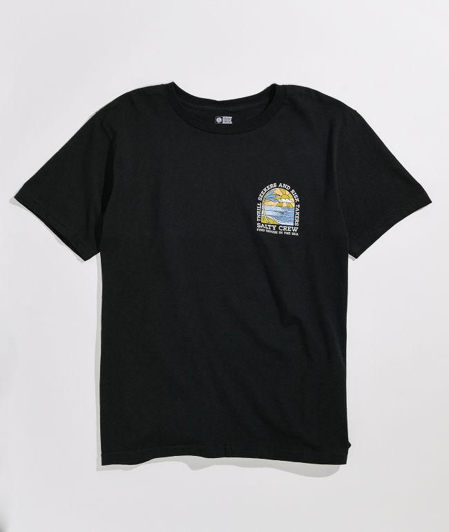 Salty Crew Kids' Paradiso Black T-Shirt - thumbnail 2
