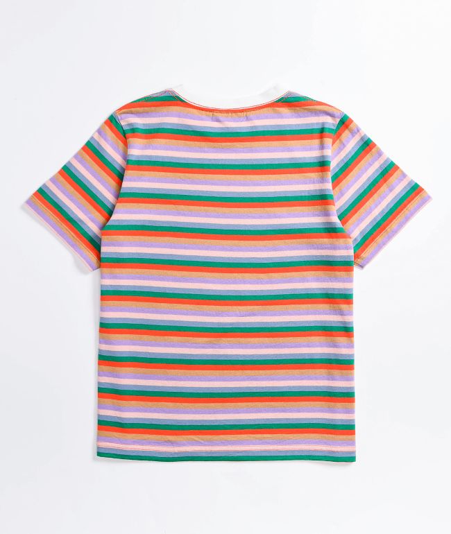 Santa Cruz Classic Strip 70s Multi Stripe T-Shirt - thumbnail 2