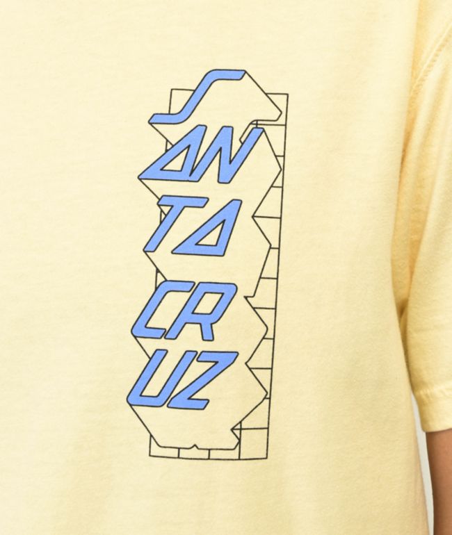 Santa Cruz Grid Delta Dot Grey Tie Dye T-Shirt - thumbnail 3