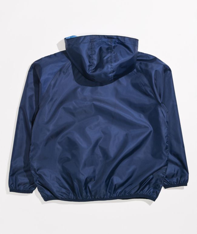 Santa Cruz Kids' Obscure Blue Reversible Windbreaker Jacket - thumbnail 3