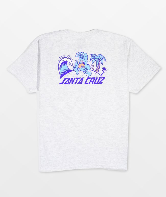 Santa Cruz Kids Beach Bum Grey T-Shirt
