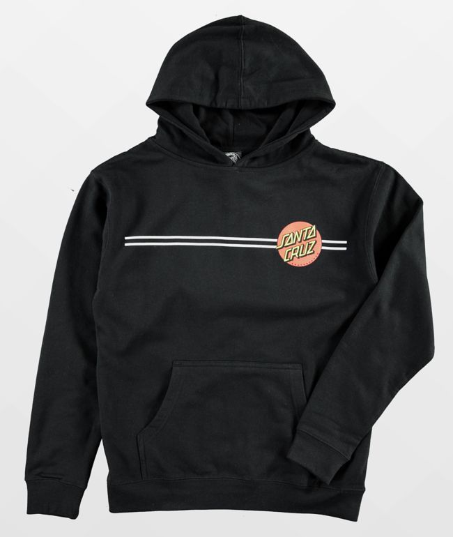 Santa Cruz Kids Classic Dot Black Hoodie - thumbnail 2