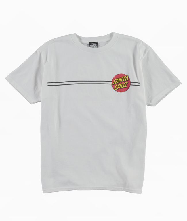 Santa Cruz Kids Classic Dot White T-Shirt - thumbnail 2