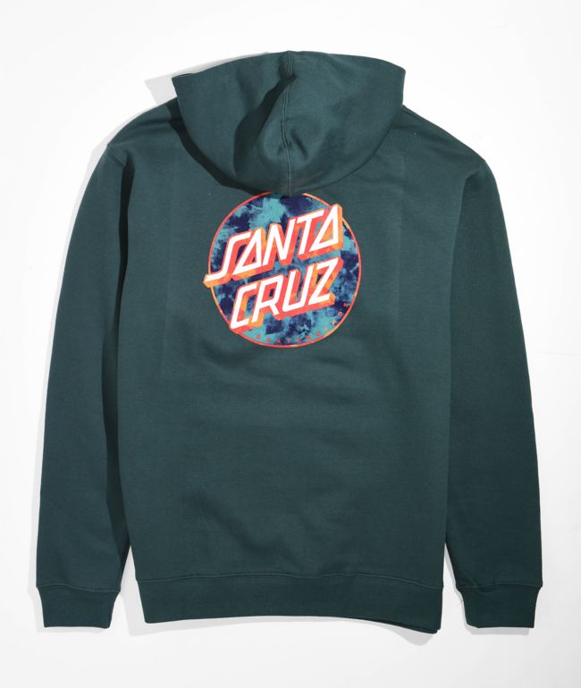 Santa Cruz Kids Dot Green Hoodie