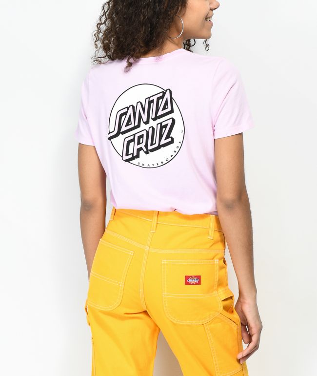 Santa Cruz Missing Dot Pink T-Shirt