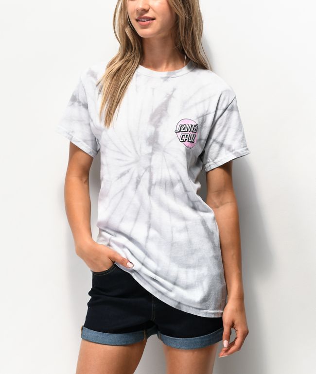 Santa Cruz Missing Dot Spider Tie Dye T-Shirt - thumbnail 2