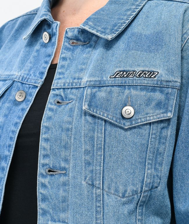 Santa Cruz Monarch Mushroom Denim Jacket - thumbnail 3
