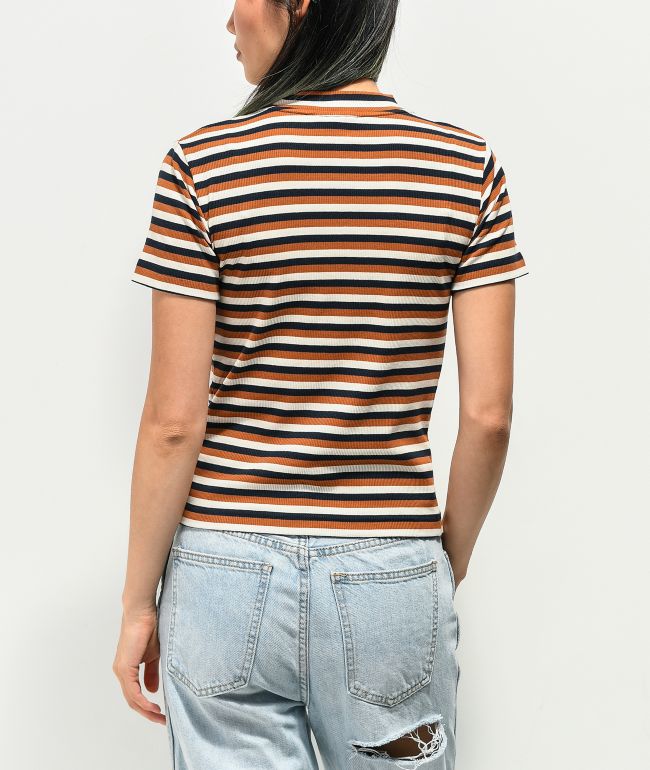 Santa Cruz Monarch Oval Dot Mock Neck T-Shirt - thumbnail 3