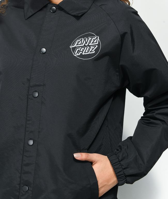 Santa Cruz Opus Dot Black Coaches Jacket - thumbnail 3