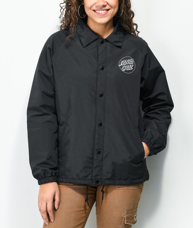 Santa Cruz Opus Dot Black Coaches Jacket