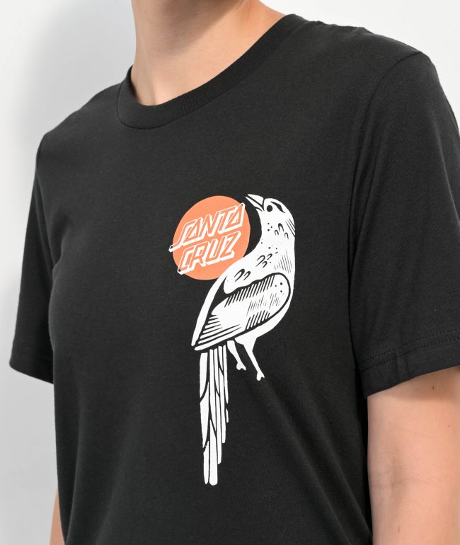 Santa Cruz Raven Black T-Shirt - thumbnail 3