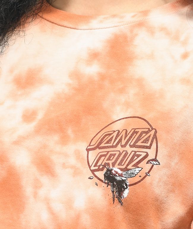Santa Cruz Resurrect Hand Rust Tie Dye T-Shirt - thumbnail 3