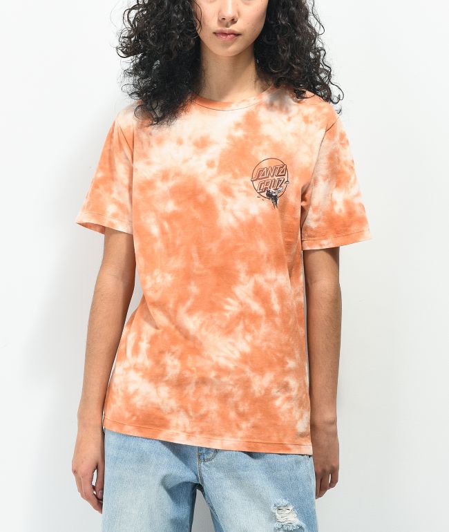 Santa Cruz Resurrect Hand Rust Tie Dye T-Shirt - thumbnail 2