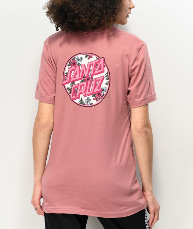 Santa Cruz Vacation Dot Mauve T-Shirt