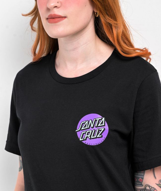 Santa Cruz x Thrasher Diamond Dot Black T-Shirt - thumbnail 3