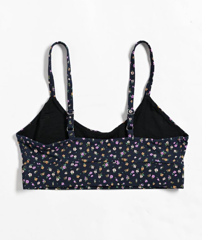 Shinesty Ditsy Daisy Navy Bralette - thumbnail 2