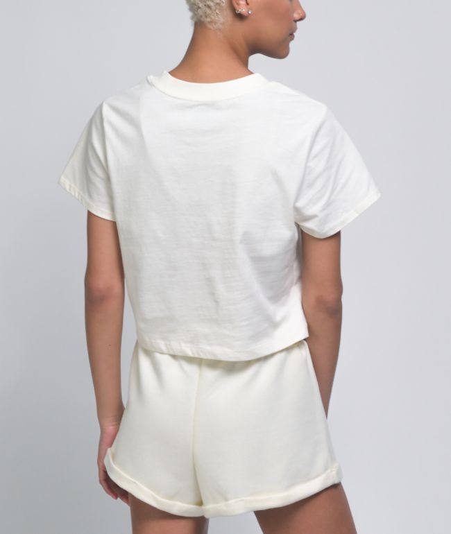 Spalding Vanilla Crop T-Shirt - thumbnail 3